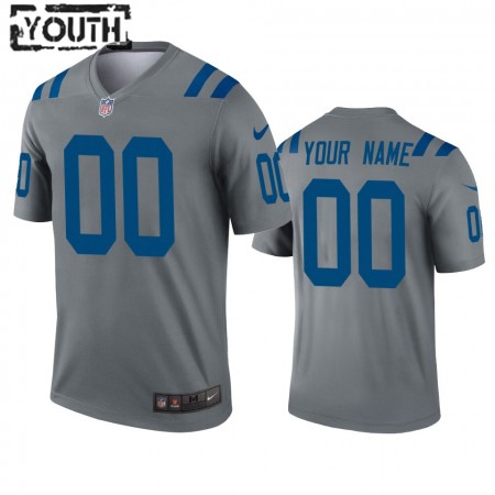 Camiseta Niño NFL Indianapolis Colts Personalizar Gris Inverted Legend Camiseta Niño NFL Indianapolis Colts Personalizar Gris Inverted Legend